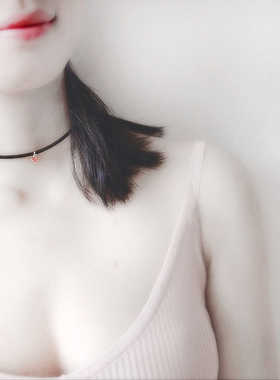 CHOKER黑色配饰锁骨脖子饰品