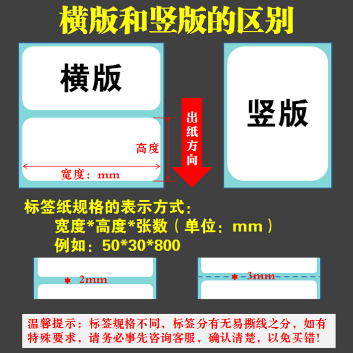 菜鸟驿站标签打印纸取件码打码纸60*40/40*30汉印HM300A300标签纸 - 图1