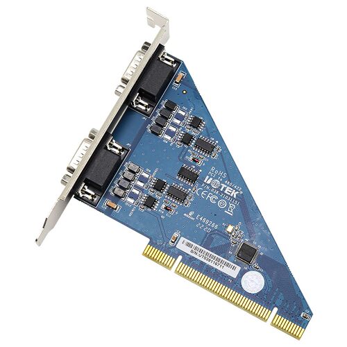 UTEK/宇泰UT-7722  PCI转2口RS-485/422多串口卡台式机工控机485扩展卡PCI转2口RS-485/422多串口卡 - 图1