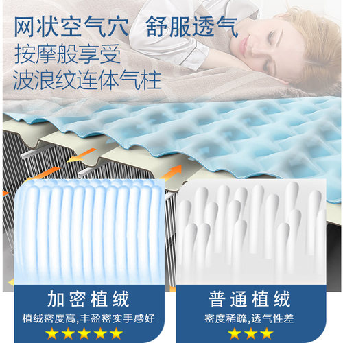 气垫床充气床垫双人家用加大单人露营户外打地铺折叠床便携充气床 - 图3
