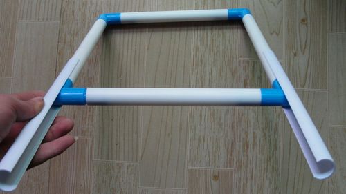青飞手持式塑料绣框 绣架 绣绷十字绣框 大号内径35X45CM包邮 - 图1