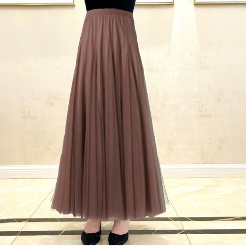 Танцующая классическая юбка в складку, высокая талия