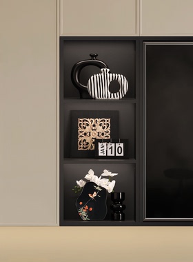 贝汉美现代家居电视展示柜摆件