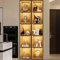 Behan Beauty Light Luxury Wine Cabinet Adornment Swing Parlor High-end Atmosphere Upper Class Glass Cabinet Modern Home Furnishing