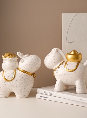 【马上有钱】贝汉美中式招财摆件