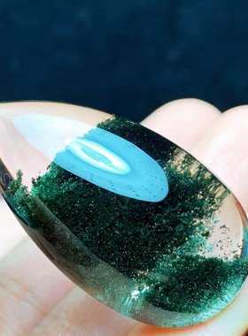 魅晶天然原矿水晶吊坠