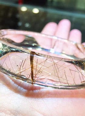 魅晶水晶晶体通透手镯