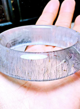 魅晶水晶晶体通透手镯