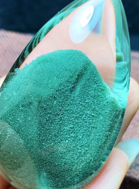 魅晶绿幽灵晶体通透吊坠