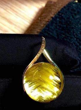 魅晶天然原矿水晶晶体通透板钛晶顺发晶单珠转运珠吊坠