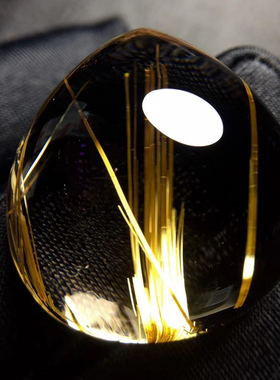 魅晶水晶晶体通透吊坠