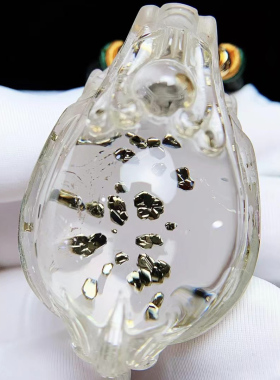 魅晶水晶晶体通透吊坠