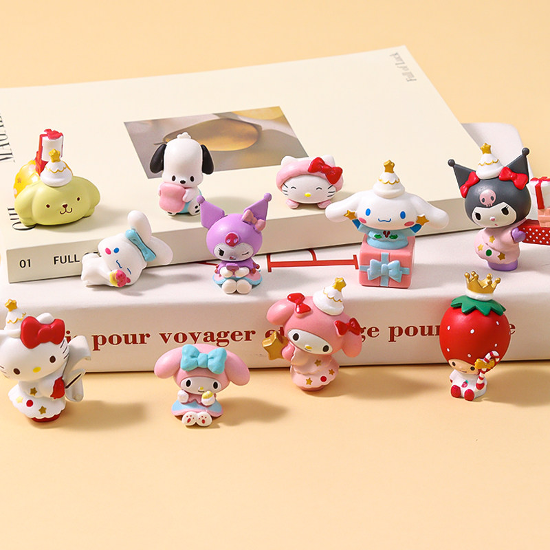 儿童生日蛋糕装饰大耳狗库洛米摆件卡通小猫小狗小兔子烘焙装扮,淘宝优惠券,粉丝福利购,淘宝优惠卷