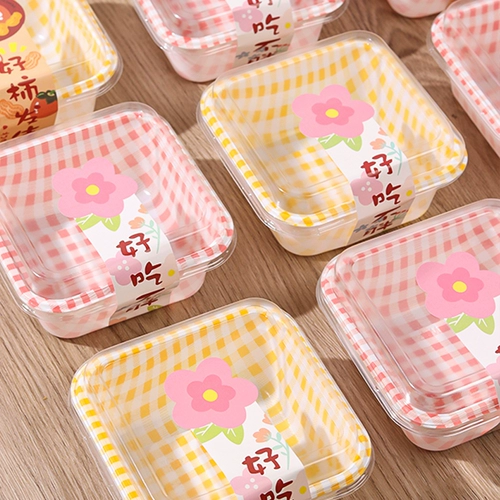 Tiramisu коробка тысяча слой мусс для пирога одноразовая коробка для пикника десерт для пирога для пирога упаковка