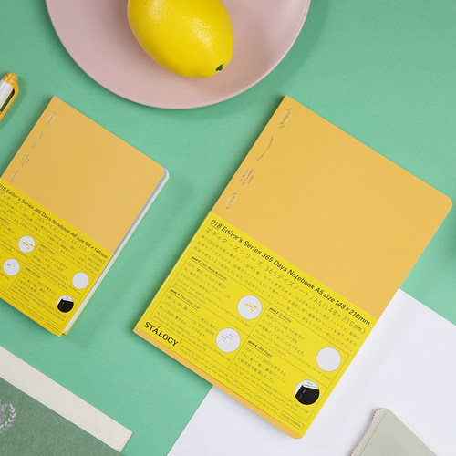 不是闷日本STALOGY笔记本hobo手帐365天日记自填日期A6计划学习A5 - 图2