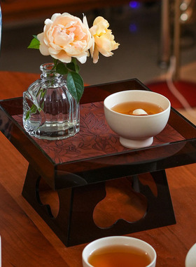 亚克力泡茶案台干泡茶盘置物架