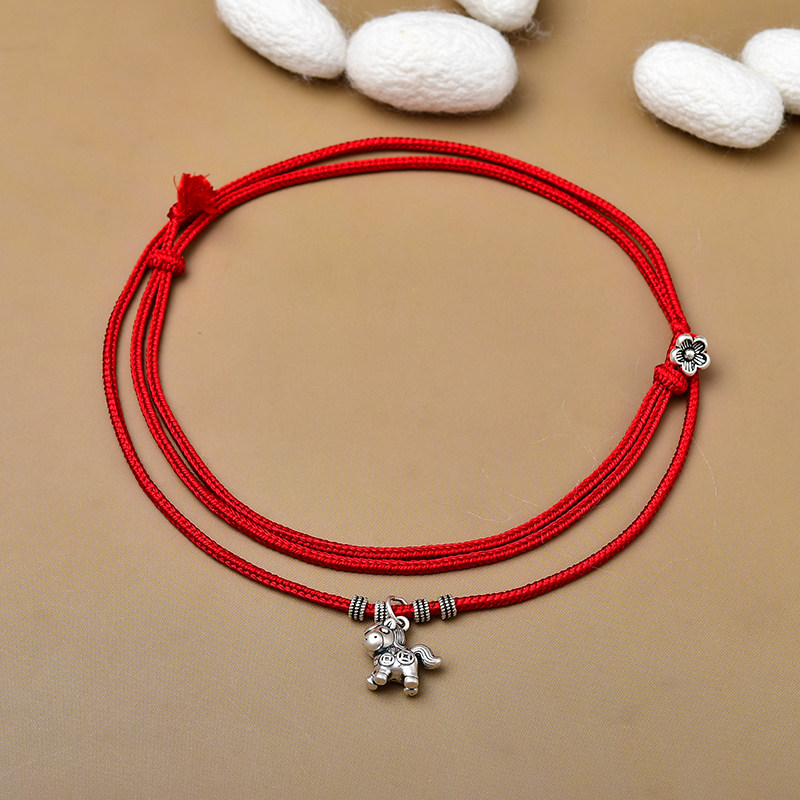 100%桑蚕丝本命年红腰带属马上有钱女足银真丝红色腰绳腰链红绳男,淘宝优惠券,粉丝福利购,淘宝优惠卷