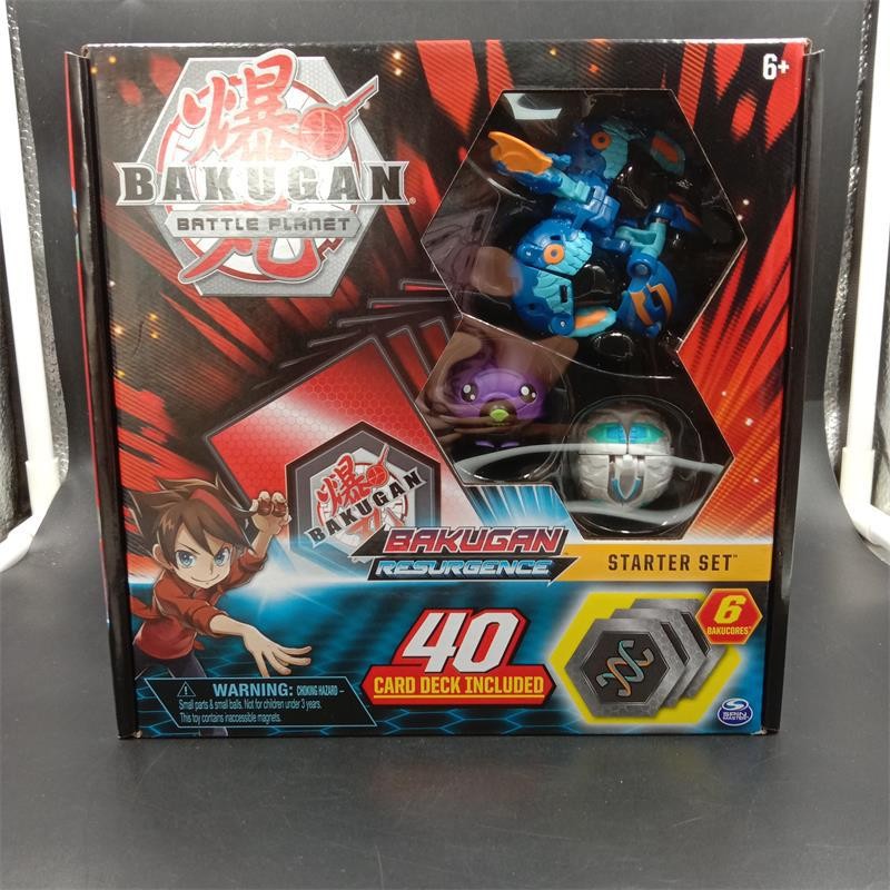 全新爆丸小子BAKUGAN八爪蜘蛛烈火独角龙变形球爆裂蛋对战玩具-图3