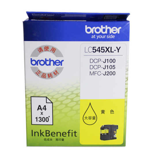兄弟（brother）LC545XL彩色墨盒 LC549XL-BK黑色 适用DCP-J100 J105 MFC-J200 - 图2