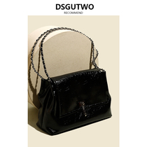 AJ MECICA Oil Raison Bull Leather Casual Single Shoulder Axillary Underarm Bag Retro Hand Envelope Bag Genuine Leather Pet Backpack Woman