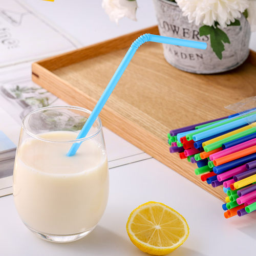 日本宝宝儿童一次性彩色吸管饮料水杯替换吸管可用待产塑料 - 图1