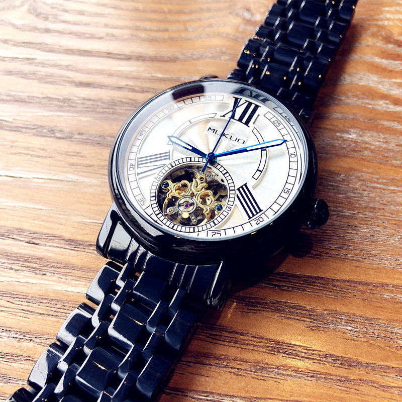 正品男士男款全自动镂空名牌机械表 酷林手表国产腕表
