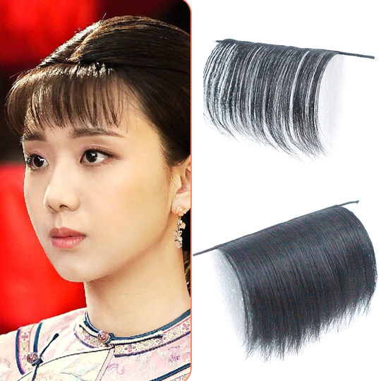 Hua Dan style, thin eyebrow-length drama performance bangs