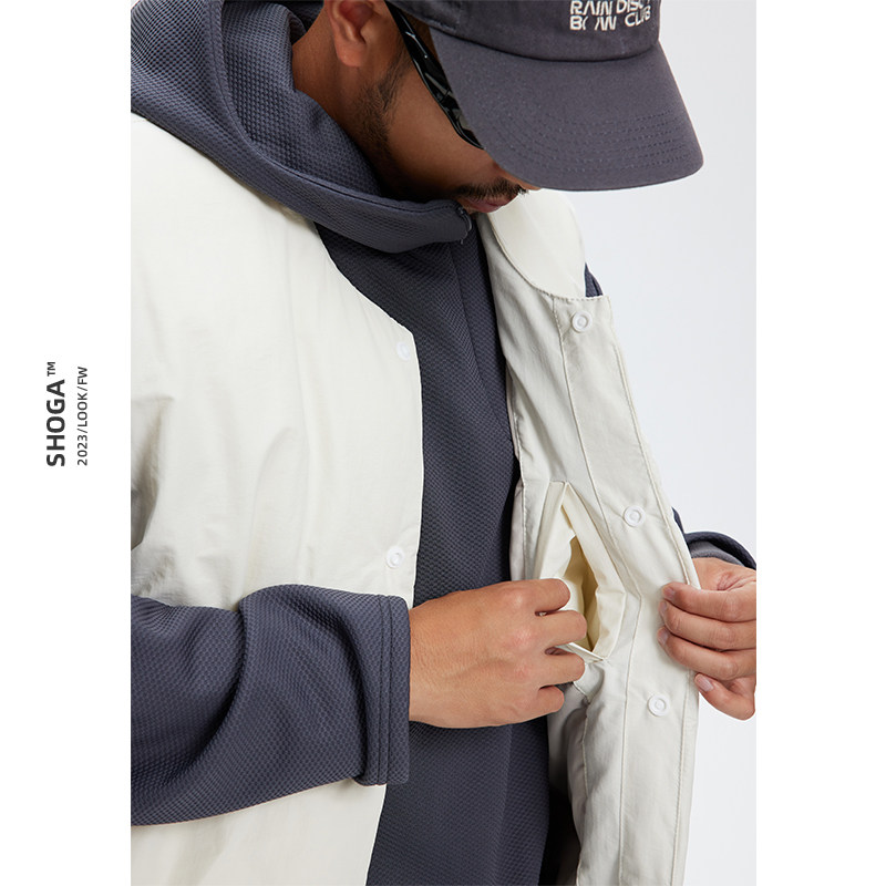 SHOGA日系羽绒马甲男士秋冬新款90白鸭绒三防外穿保暖背心外套潮,淘宝优惠券,粉丝福利购,淘宝优惠卷