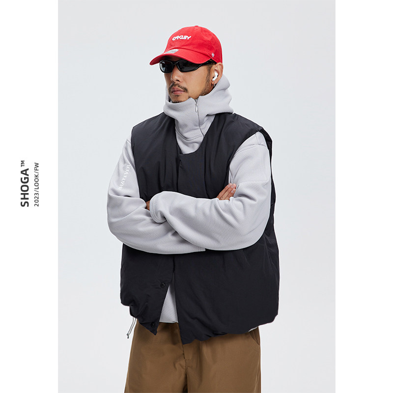 SHOGA日系羽绒马甲男士秋冬新款90白鸭绒三防外穿保暖背心外套潮,淘宝优惠券,粉丝福利购,淘宝优惠卷