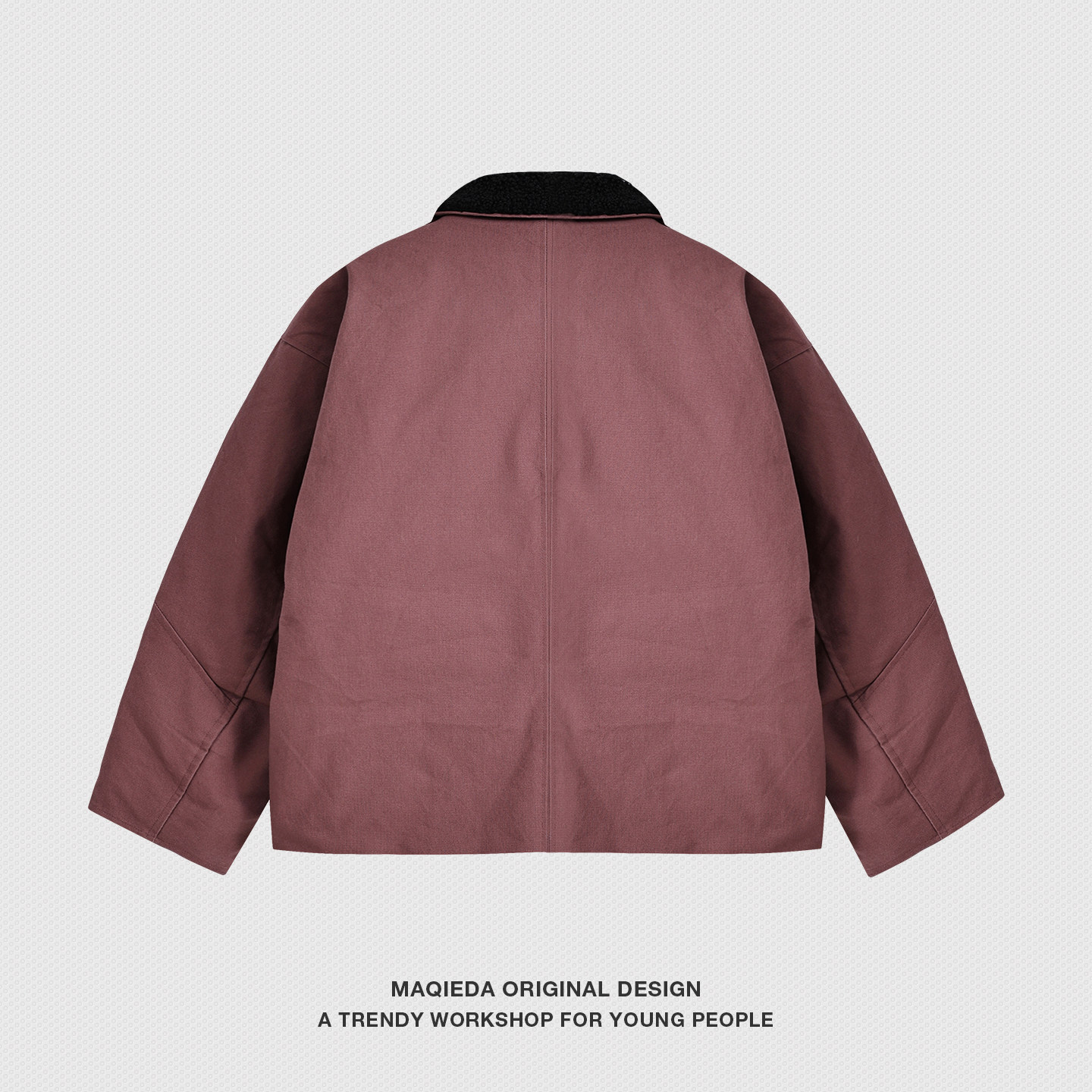 马切达冬季日系拼接羊羔毛领棉衣男款复古情侣棉服工装潮流外套,淘宝优惠券,粉丝福利购,淘宝优惠卷