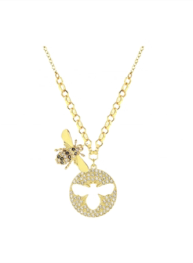 女小蜜蜂项链小蜜蜂项链百