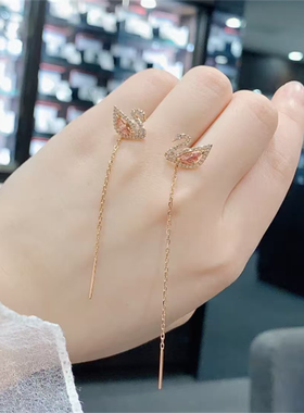 天鹅项链手链手镯耳环戒指女