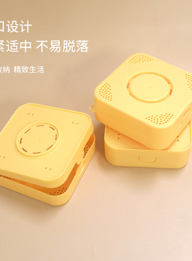 乔迟中国粉扑收纳盒透气方形盒子