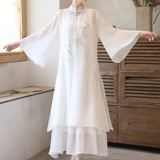 Летний тонкий кардиган, комплект, китайский стиль, большой размер, ручная роспись