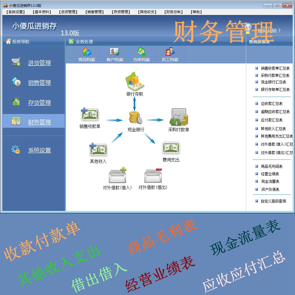 小傻瓜进销存管理软件进销存软件仓库存管理系统单机永久加密狗版-图2