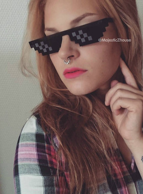 墨镜凹造型欧美太阳镜