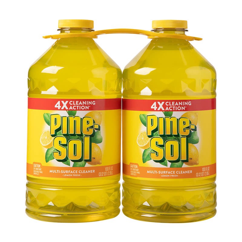 美国进口Pine-Sol派素多用途清洁剂(柠檬香型)5.9L 2.95Lx2Clorox-图3