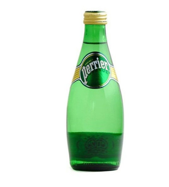 Perrier巴黎水法国进口原味含气天然矿泉水玻璃瓶330ML*24瓶/箱-图2