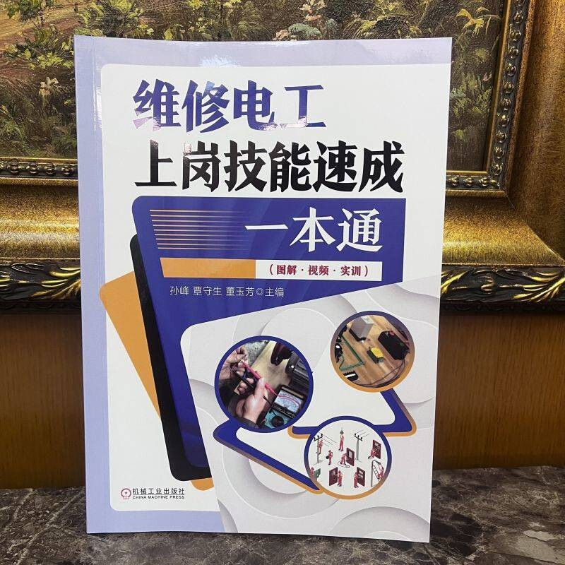 正版包邮 维修电工上岗技能速成一本通 孙峰 覃守生 董玉芳 电工入门 万用表检测 电动机维修 低压电器 配电设备 PLC入门 电气设备 - 图0