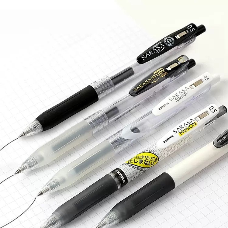 日本ZEBRA斑马进口笔合集JJ15中性笔套装黑笔学生刷题考试笔0.5 - 图3
