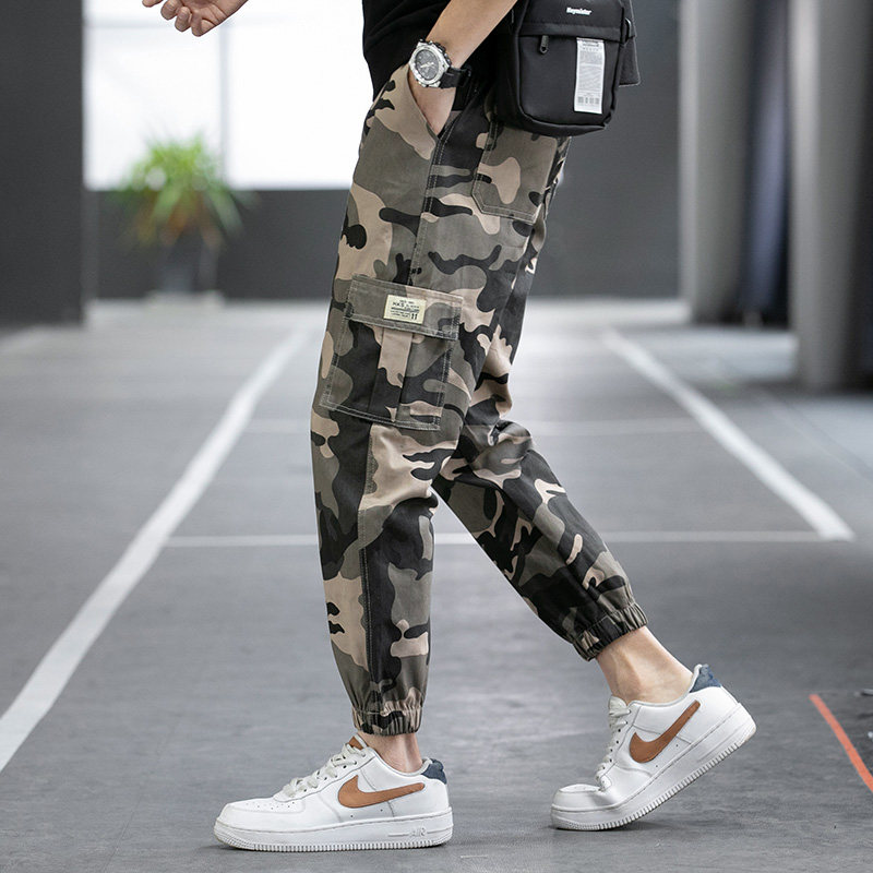 M-4XL纯棉休闲百搭男士舒适工装裤子