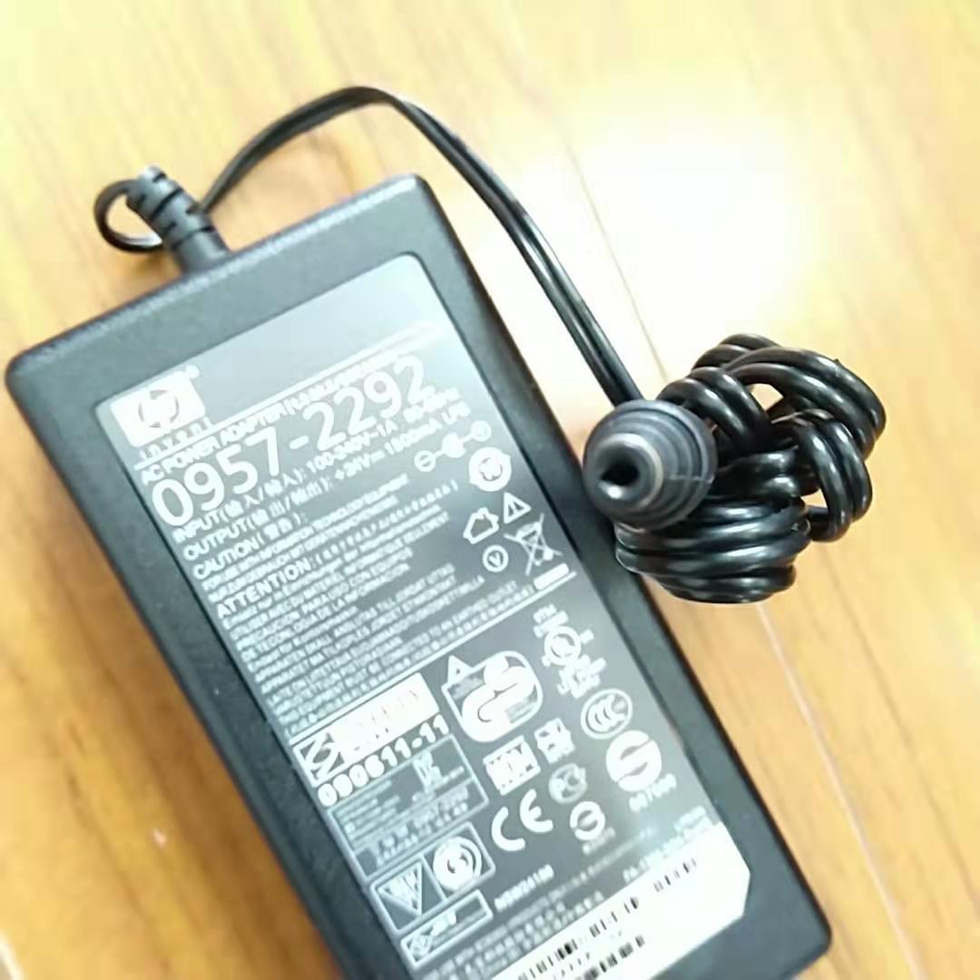 HP惠普24V1500mA型号 G4050变压器小口0957-2292扫描仪电源适配器 - 图1