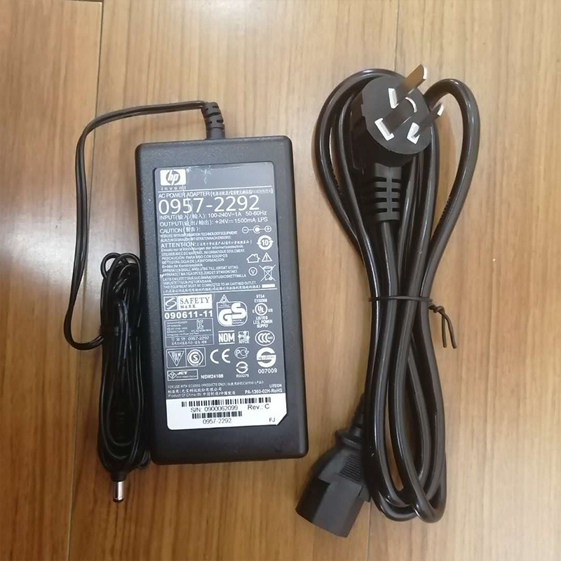 HP惠普24V1500mA型号 G4050变压器小口0957-2292扫描仪电源适配器 - 图3