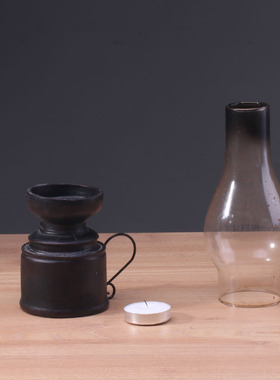 照明复古风煤油灯小摆件