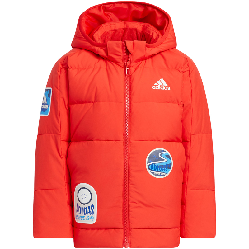 阿迪达斯儿童中小童冬季户外保暖运动羽绒服外套 HM9643 HM9644 - 图3