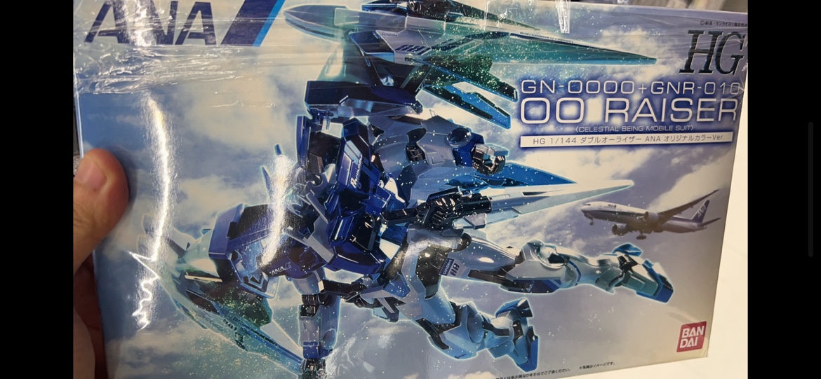 日版万代 ANA航空限定 MEGA SIZE HG00R拼装模型 - 图0