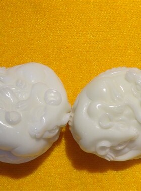 雕件象牙果手工精雕精雕摆件真品