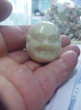 象牙果精雕手链弥勒佛厘米挂坠