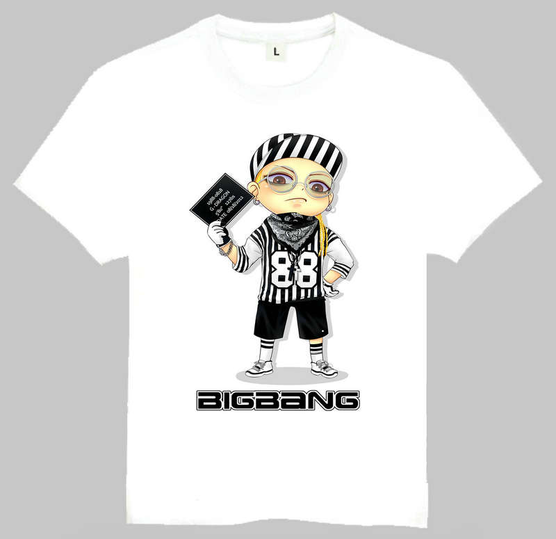 G-dragon T-shirt权志龙Bad boy T恤欧美潮流T恤 Big bang-图0