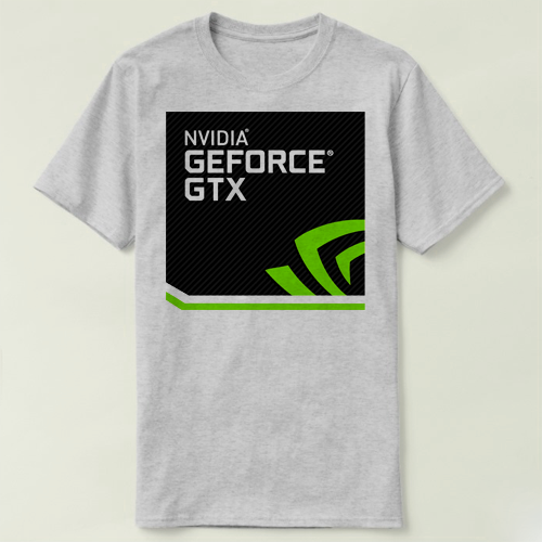 GEEK极客程序员 nvidia geforce gtx英伟达定制 T-Shirt T恤-图1